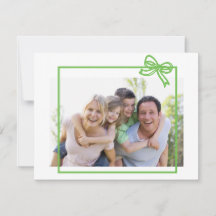 Cartão de Férias de Natal de Quadro Simples