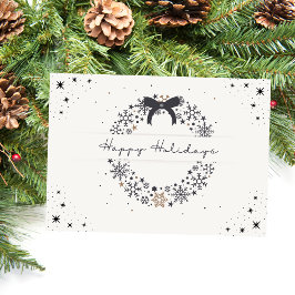 Festividades Cartão de Férias de Natal do Arco Elegante