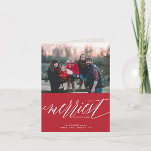 Festividades Cartão de Férias de Natal dobrado no melhor dia