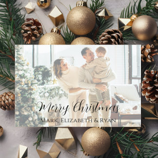 Festividades Cartão de Férias de Natal Feliz