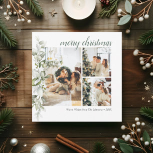 Festividades Cartão de Férias de Natal Merry