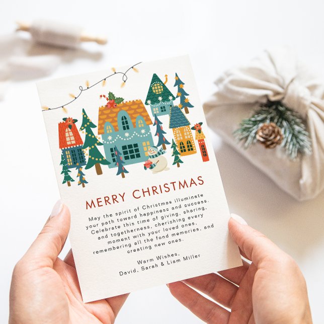 Festividades Cartão de Férias de Natal Merry (Criador carregado)