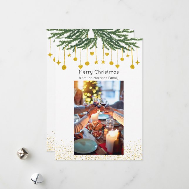 Festividades Cartão de Férias de Natal, Natal (Frente/Verso In Situ)