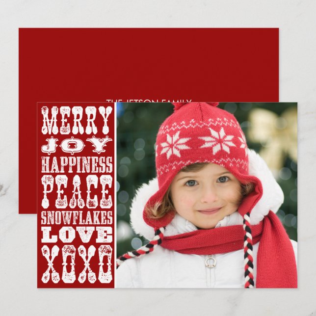 Festividades Cartão de Férias de Natal para Conselhos (Frente/Verso)