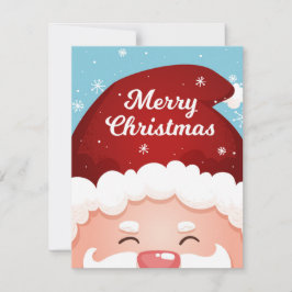 Festividades Cartão de Férias de Natal para Papais noeis Divert