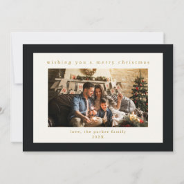 Festividades Cartão de Férias de Natal Personalizado de Foto Pr