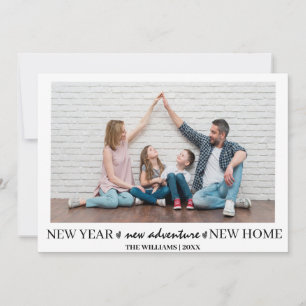 Festividades Cartão de Férias de Nova Casa   Foto de Ano Novo