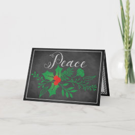 Festividades Cartão de Férias de Paz | Teclado "Faux"