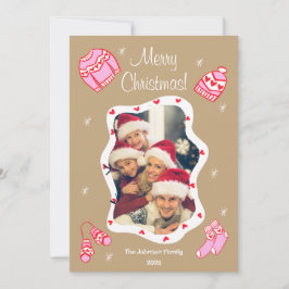 Festividades Cartão de Férias Desenho de Tempo de Suéter Fofo A