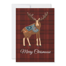 Cartão de Férias do Alce