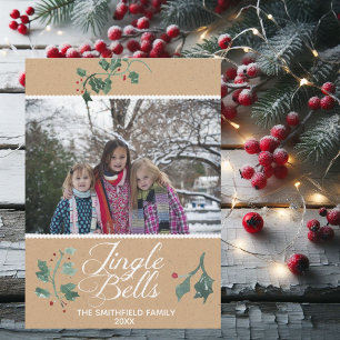 Festividades Cartão de Férias do Cartão com fotos Jingle Bells