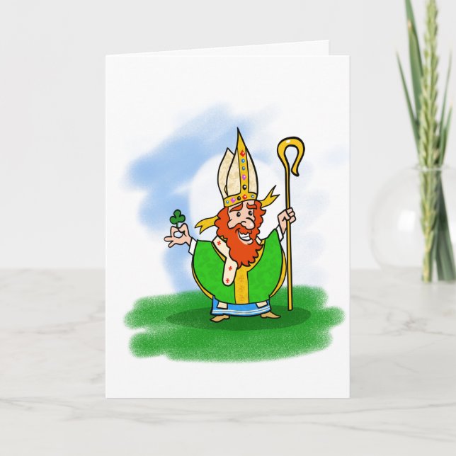 Festividades Cartão de Férias do Dia de Patrick (Frente)
