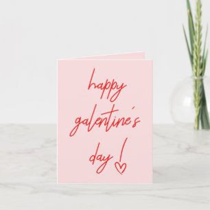 Festividades Cartão de Férias do Dia dos Namorados da Galentine