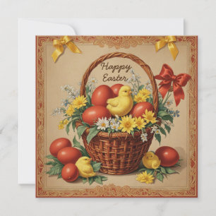 Festividades Cartão de Férias do felz pascoa