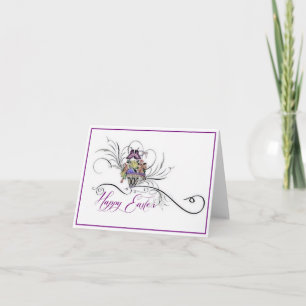 Festividades Cartão de Férias do felz pascoa