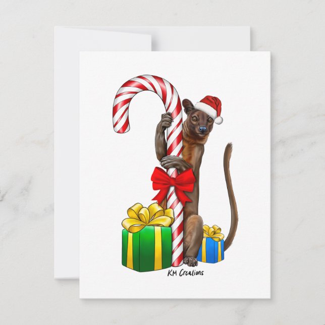 Festividades Cartão de férias do Fossa (Frente)