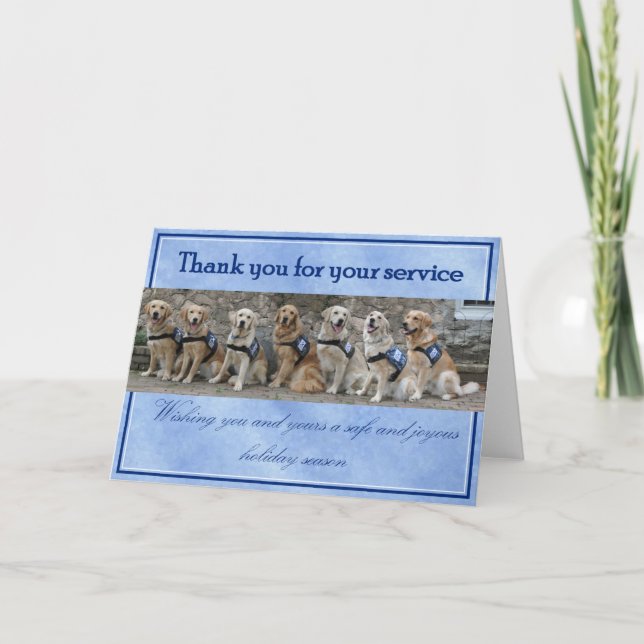 Festividades Cartão de Férias do Guerreiro (Frente)