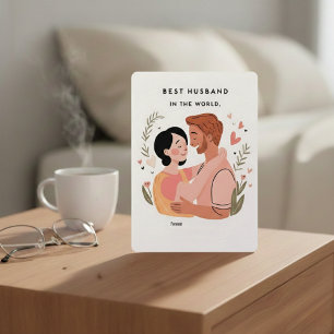 Festividades Cartão de Férias do Melhor Marido