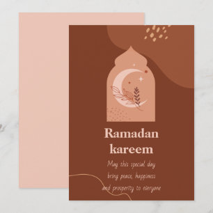 Festividades Cartão de Férias do Ramadan Kareem