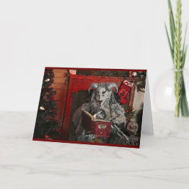 Festividades Cartão de Férias Doblado PNW Krampus