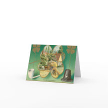 Cartão de Férias Dobrado do Dia de São Patrício Vi