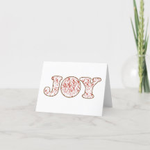 Cartão de Férias Dobrado Joy