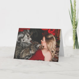 Festividades Cartão de Férias Dobrável PNW Krampus