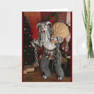 Festividades Cartão de Férias Dobrável PNW Krampus