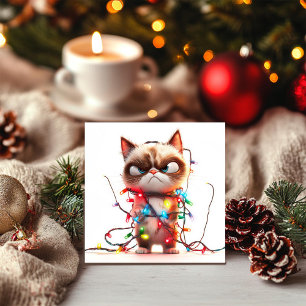 Festividades Cartão de Férias dos Grumps em Luzes Brilhantes