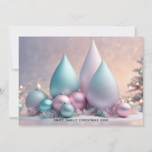 Festividades Cartão de Férias em Pastel Suave - Arte Natalina 3