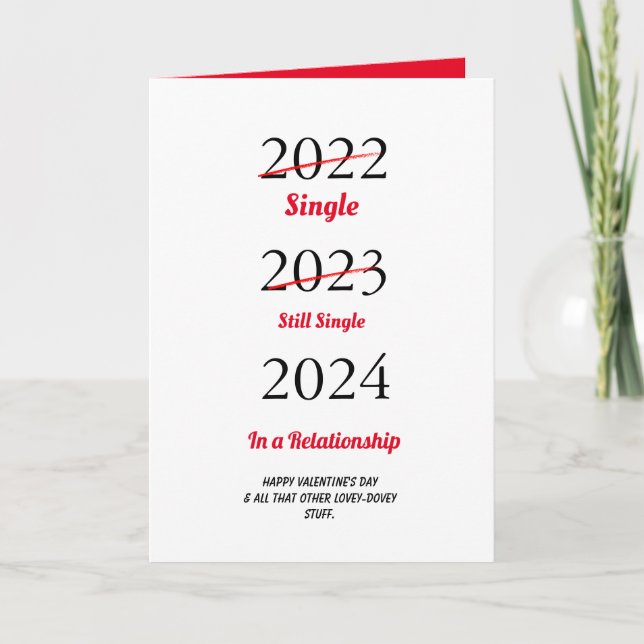 Festividades Cartão de Férias Engraçado Feliz Dia dos Namorados (Frente)