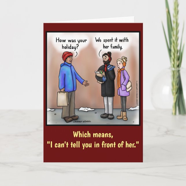 Festividades Cartão de Férias Feliz (Frente)