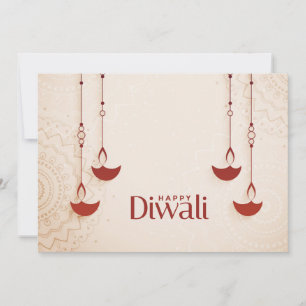 Festividades Cartão de Férias Feliz Diwali