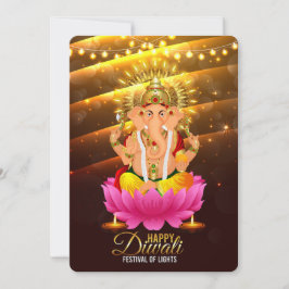 Festividades Cartão de Férias Feliz Diwali