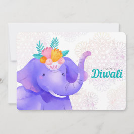 Festividades Cartão de Férias Feliz Diwali