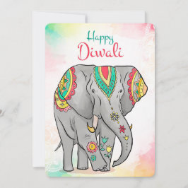 Festividades Cartão de Férias Feliz Diwali