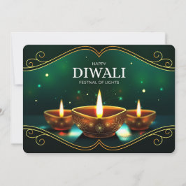 Festividades Cartão de Férias Feliz Diwali