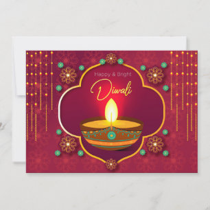 Festividades Cartão de Férias Feliz Diwali
