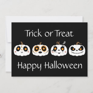 Festividades Cartão de Férias Feliz Halloween Jack-O-Lanterns