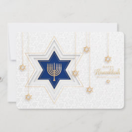 Festividades Cartão de Férias Feliz Hanukkah