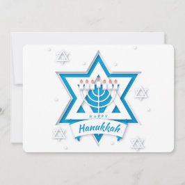 Festividades Cartão de Férias Feliz Hanukkah