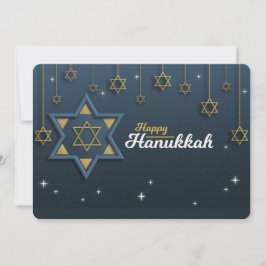 Festividades Cartão de Férias Feliz Hanukkah