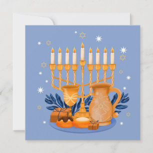 Festividades Cartão de Férias Feliz Hanukkah