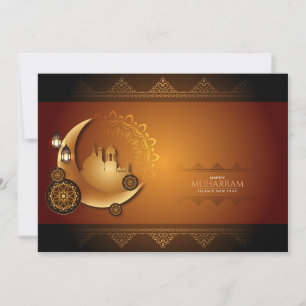 Festividades Cartão de Férias Feliz Muharram