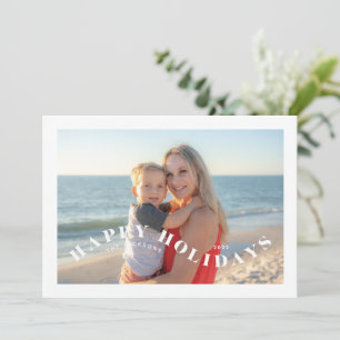 Festividades Cartão de Férias Festivo de Férias Festivas