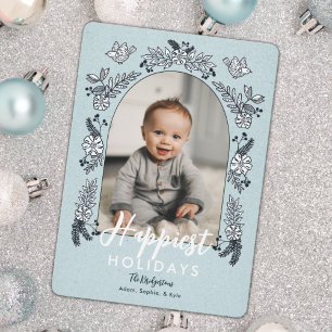 Festividades Cartão de Férias Flowers Fotográficas Feriado