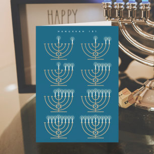 Festividades Cartão de Férias Hanukkah 101