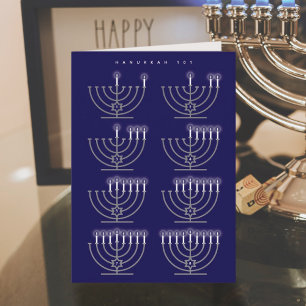 Festividades Cartão de Férias Hanukkah 101
