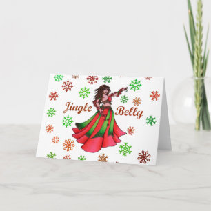 Festividades Cartão de Férias Jingle Belly
