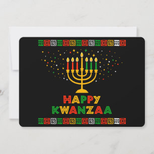 Festividades Cartão de Férias Kwanzaa